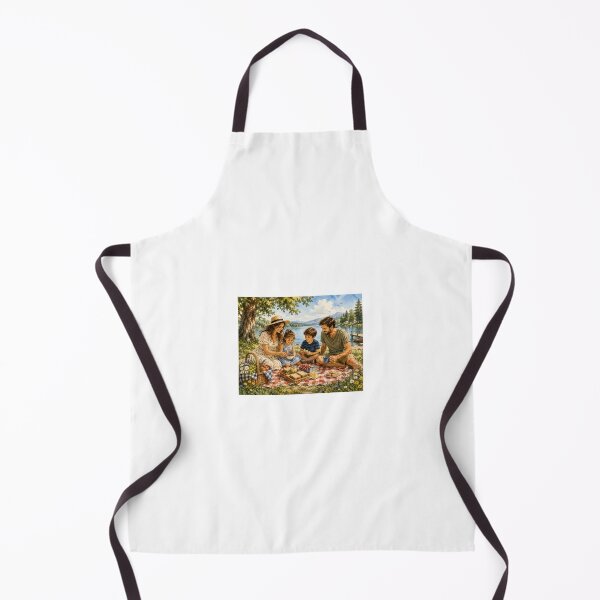 Item preview, Family Picnic by the Lake – Cherished Moments Together designed and sold by NestDesigns01.