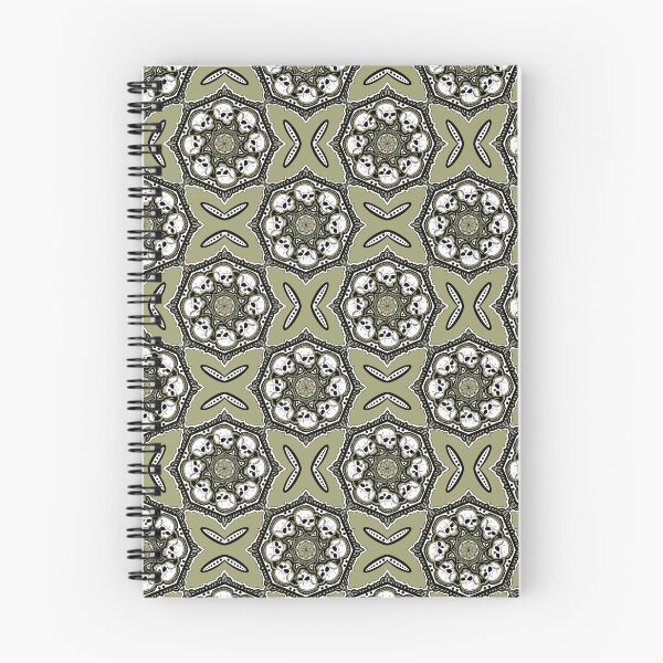 Item preview, Skulled Tile - Pale Yellow designed and sold by Moonlit Datura.