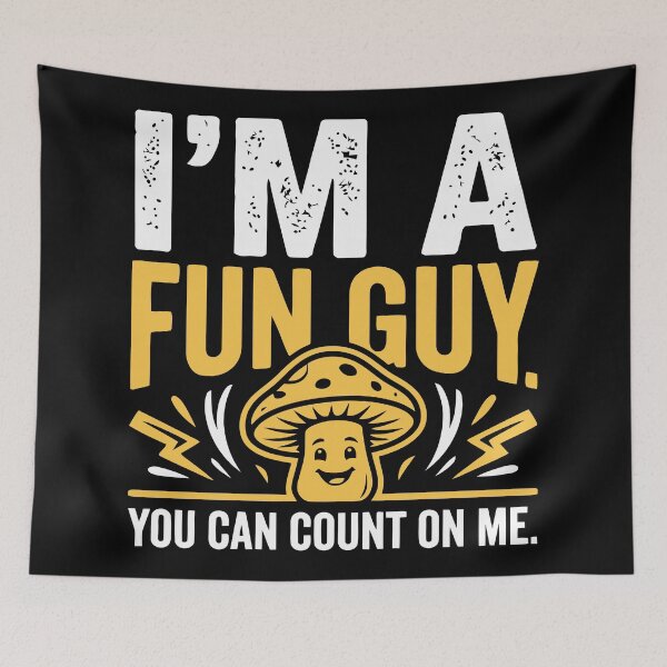 Item preview, Im A Fun Guy You Can Count On Me Mushroom Pun designed and sold by Amir Faysal.