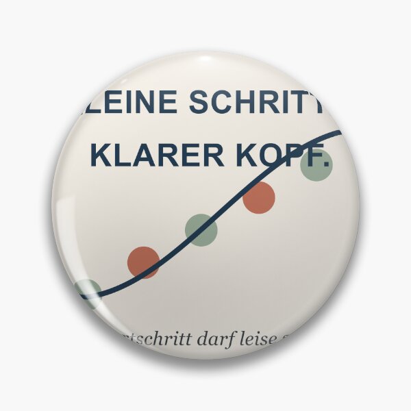 Item preview, Small steps, clear mind – motivational design designed and sold by Klarfaden Studio.