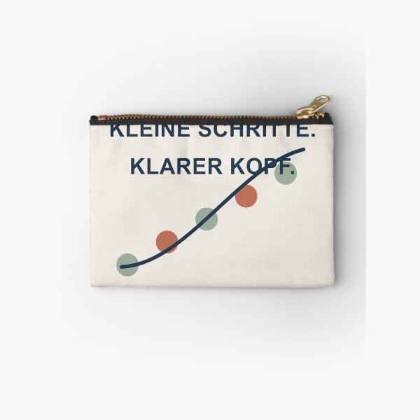 Item preview, Small steps, clear mind – motivational design designed and sold by Klarfaden Studio.