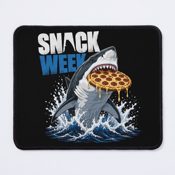 Item preview, Snack Week Great White Pizza designed and sold by GhoulishGraphX.