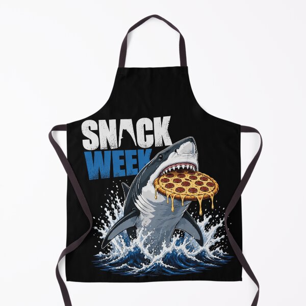 Item preview, Snack Week Great White Pizza designed and sold by GhoulishGraphX.