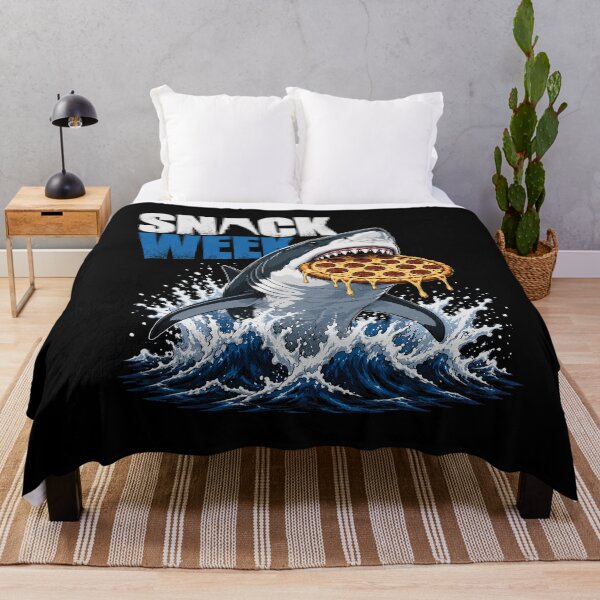Item preview, Snack Week Great White Pizza designed and sold by GhoulishGraphX.
