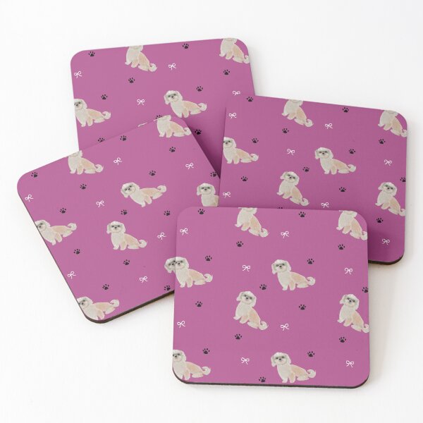 Item preview, Shih Tzu with Ribbon and Paw Prints | Dog Lover Design designed and sold by yashiki.