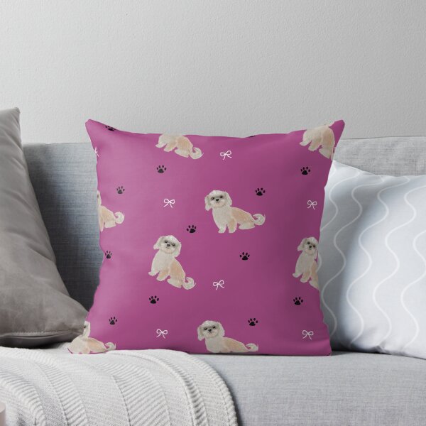Item preview, Shih Tzu with Ribbon and Paw Prints | Dog Lover Design designed and sold by yashiki.