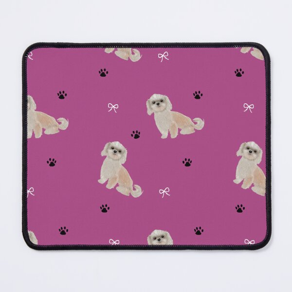 Item preview, Shih Tzu with Ribbon and Paw Prints | Dog Lover Design designed and sold by yashiki.