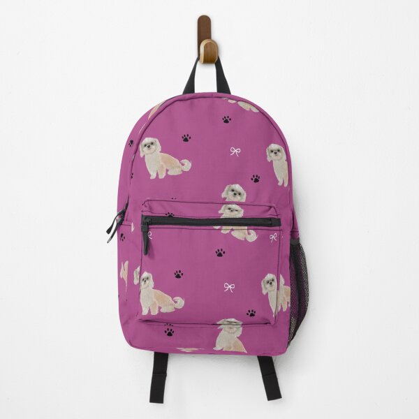 Item preview, Shih Tzu with Ribbon and Paw Prints | Dog Lover Design designed and sold by yashiki.