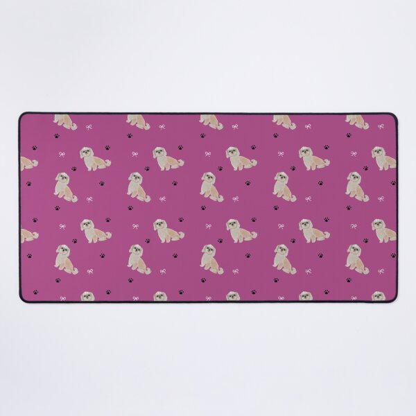 Item preview, Shih Tzu with Ribbon and Paw Prints | Dog Lover Design designed and sold by yashiki.