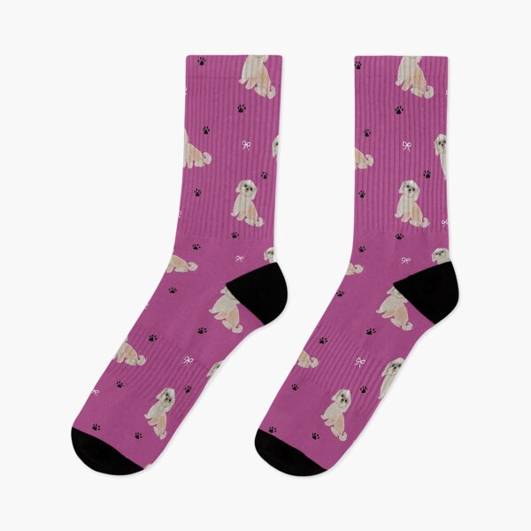 Item preview, Shih Tzu with Ribbon and Paw Prints | Dog Lover Design designed and sold by yashiki.