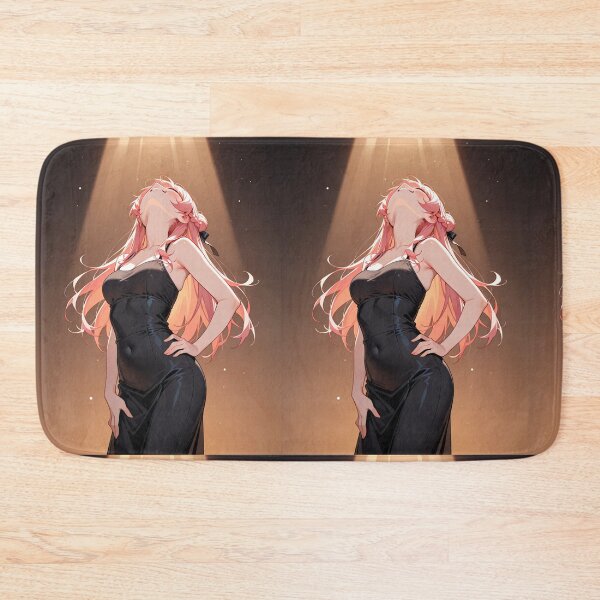 Item preview, Manga - Stylized Young Woman, Contemporary Charm with Golden Tones designed and sold by AnimeShin.