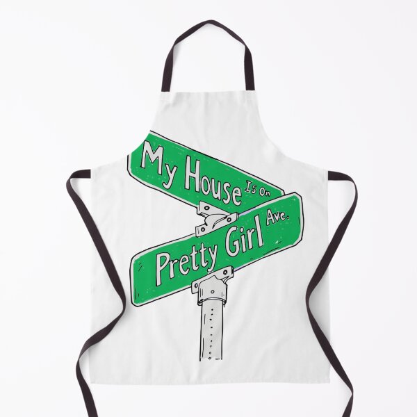 Item preview, Pretty Girl Ave Hand Drawn Sign Art designed and sold by gringoods.