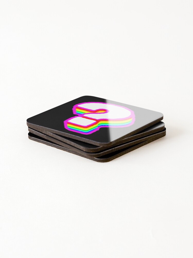 Thumbnail 4 of 5, Coasters (Set of 4), Question designed and sold by REDARTTATTOO69.