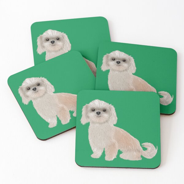 Item preview, Shih Tzu with Ribbon Bow and Paw Print | Dog Lover Design designed and sold by yashiki.