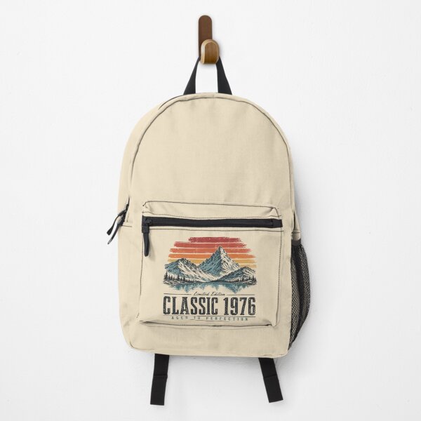 Item preview, Classic 1976 Mountain Lake 50th Birthday Shirt for Hikers designed and sold by POD DYNASTY | Original Print On Demand T-Shirt Graphics.