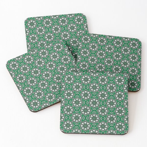 Item preview, Skulled Tile - Green Blue designed and sold by Moonlit Datura.