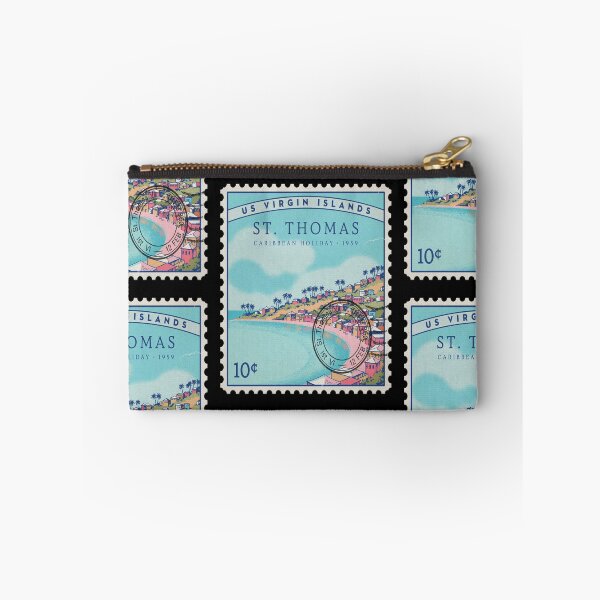 Item preview, St Thomas USVI Harbor Magens Bay Stamp Sticker designed and sold by stickercuffs.