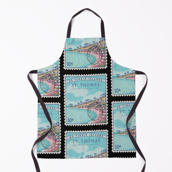 Item preview, St Thomas USVI Harbor Magens Bay Stamp Sticker designed and sold by stickercuffs.