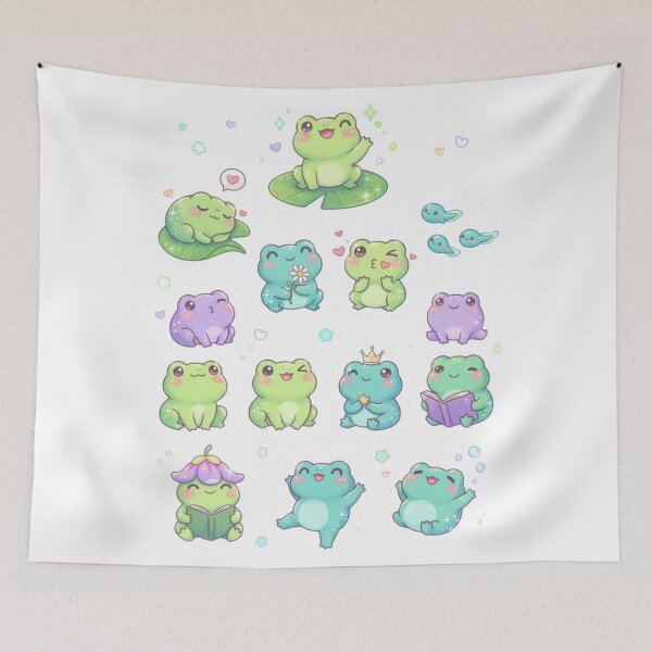 Item preview, Magical Frog Squad - Adorable Cozy Cottagecore  designed and sold by yanderedev.