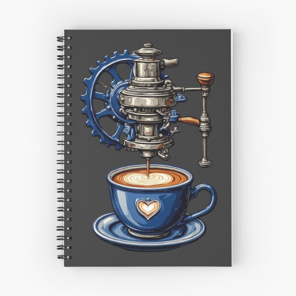 Item preview, Barista Mechanics – Royal Sapphire Espresso Machine & Heart Latte Art designed and sold by Shift-Bloom.