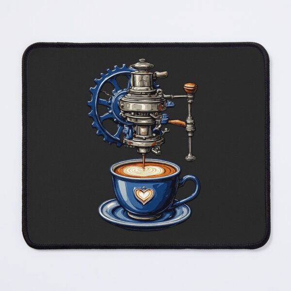 Item preview, Barista Mechanics – Royal Sapphire Espresso Machine & Heart Latte Art designed and sold by Shift-Bloom.