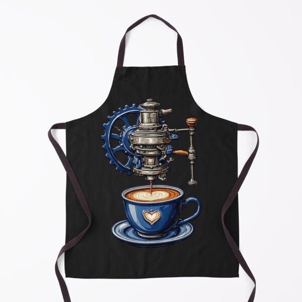 Item preview, Barista Mechanics – Royal Sapphire Espresso Machine & Heart Latte Art designed and sold by Shift-Bloom.