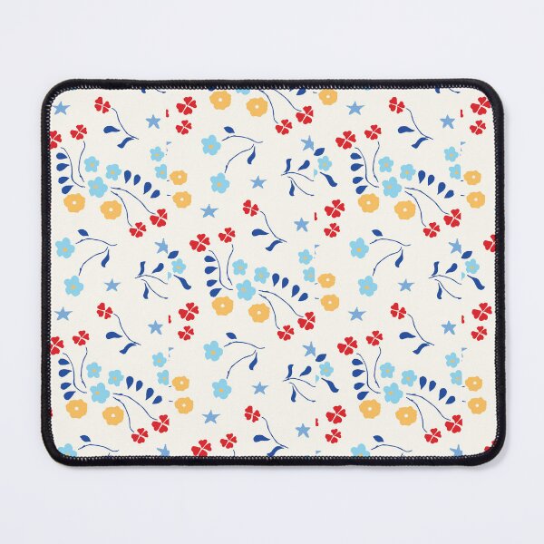 Item preview, Whimsical Nursery Floral in Primary Colors designed and sold by Pleasing-Prints.