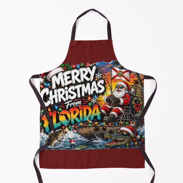 Item preview, Merry Christmas From Florida Tropical Holiday Design designed and sold by ButterflyHolly Resource.