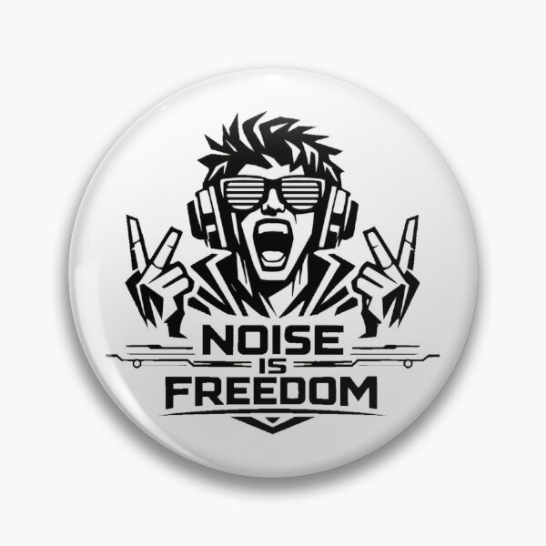 Item preview, Noise Is Freedom – Rock Rebel Headphones Design designed and sold by Cabrasco.