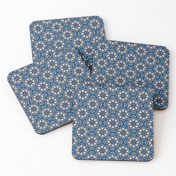 Item preview, Skulled Tile - Blue designed and sold by Moonlit Datura.