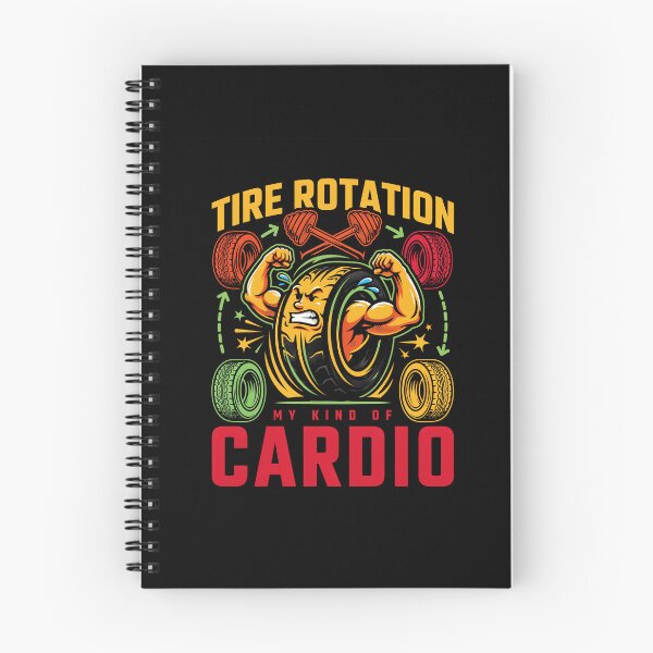 Item preview, Tire Rotation: My Kind of Cardio designed and sold by InkRebelia.