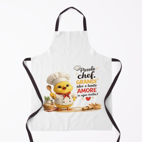 Item preview, Cute Chef Chick – Piccolo Chef, Grandi Idee e Tanto Amore | Funny Cooking Gift designed and sold by RipantinaFantasy .