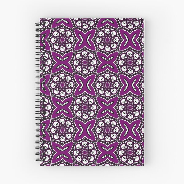 Item preview, Skulled Tile - Purple designed and sold by Moonlit Datura.