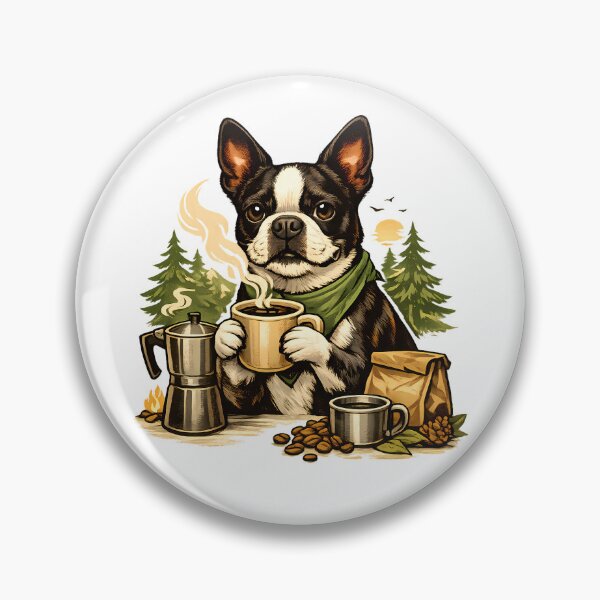 Item preview, Boston Terrier coffee lover designed and sold by Daily Quirk.
