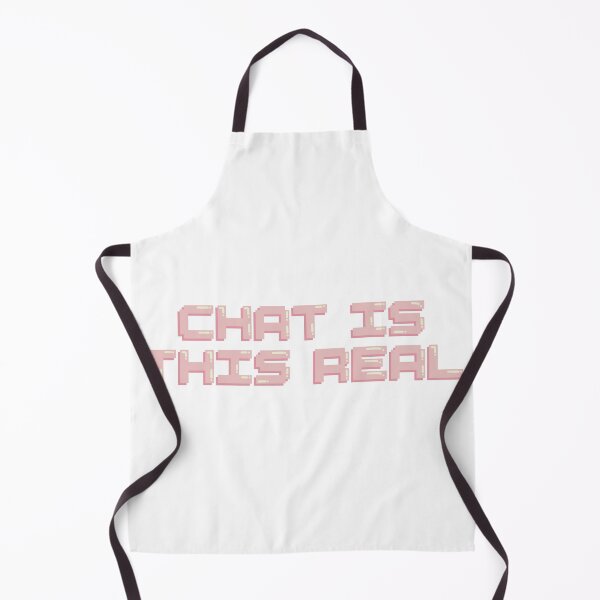 Item preview, Chat Is This Real Gaming Quote Pixel Art Decal designed and sold by alexmaushaus.