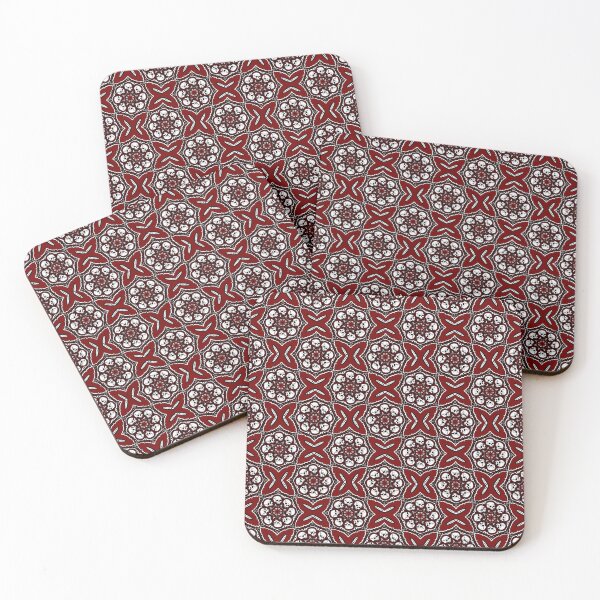 Item preview, Skulled Tile - Red designed and sold by Moonlit Datura.