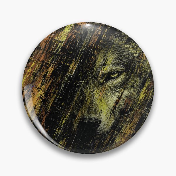 Item preview, Wolf Totem — Abstract Textured Wildlife Portrait designed and sold by Ingorgia Studio.