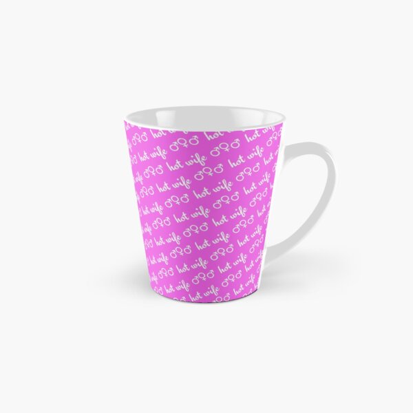 Item preview, Hot Wife Secrets: Hot Wife Motif - white on hot pink designed and sold by HotWifeSecrets.