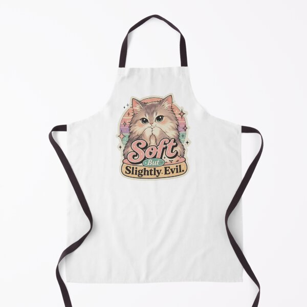 Item preview, Soft But Slightly Evil Cute Cat Meme designed and sold by olenapetol.