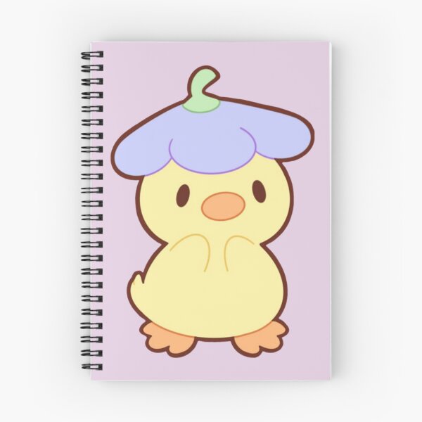 Item preview, Duckling/chick, violet flower designed and sold by SerendipityMAKN.