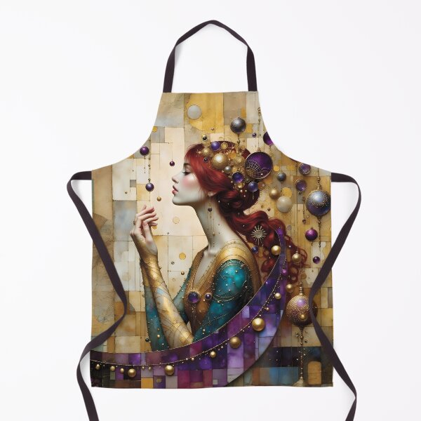 Item preview, Surreal Ethereal Woman in Ornate Gown designed and sold by Lucia Amaris Art.