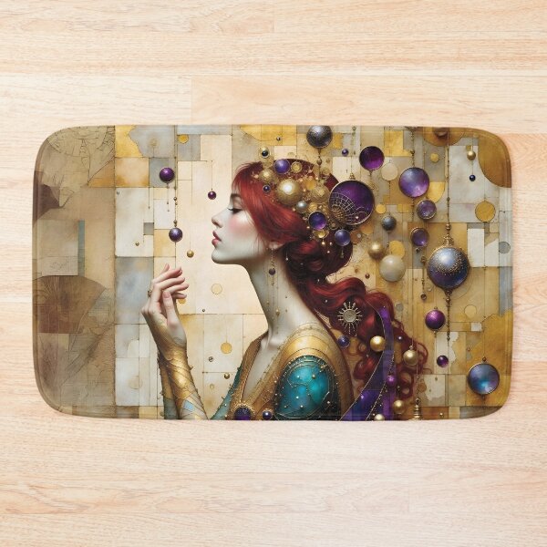 Item preview, Surreal Ethereal Woman in Ornate Gown designed and sold by Lucia Amaris Art.