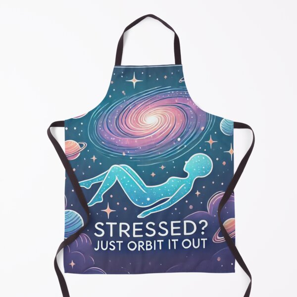 Item preview, Stressed? Just Orbit It Out – Funny Space Quote designed and sold by Little Chookcha.
