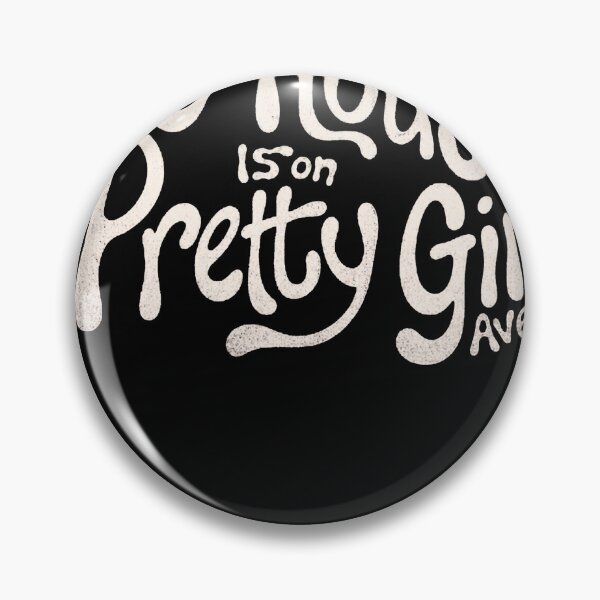 Item preview, Pretty Girl Retro Bubble Lettering Art designed and sold by gringoods.