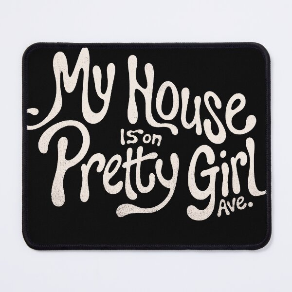 Item preview, Pretty Girl Retro Bubble Lettering Art designed and sold by gringoods.
