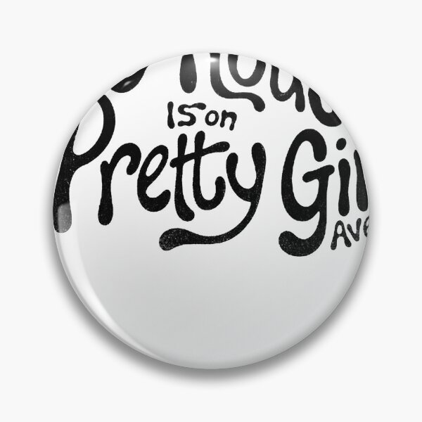 Item preview, Pretty Girl Bold Black Lettering Poster designed and sold by gringoods.