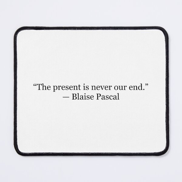 Item preview, Blaise Pascal "Custom Is Our Nature" Quote | Philosophy Typography | French Philosopher Gift designed and sold by The Prose Atelier.