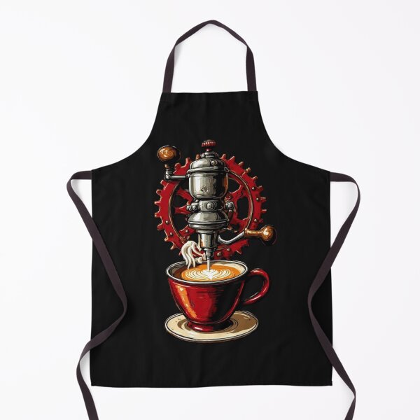 Item preview, Barista Mechanics – Royal Crimson Espresso Machine & Heart Latte Art designed and sold by Shift-Bloom.
