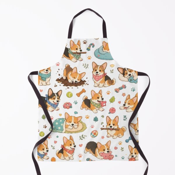 Item preview, Cute Corgi Everyday Adventures Pattern designed and sold by Petsthetic.