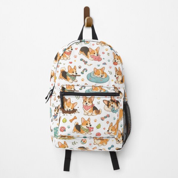 Item preview, Cute Corgi Everyday Adventures Pattern designed and sold by Petsthetic.